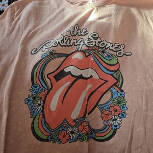 The Rolling Stones Tan Tee